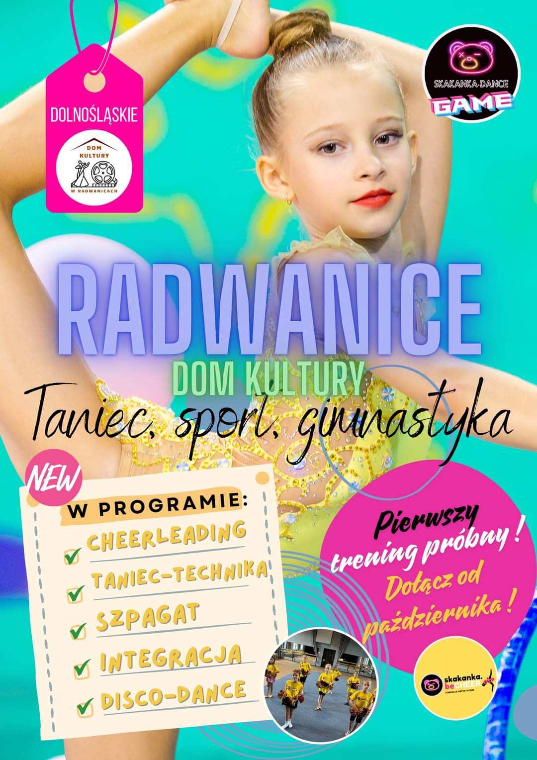 Ilustracja wprowadzenia: Zajęcia sportowo- taneczno- gimnastyczne