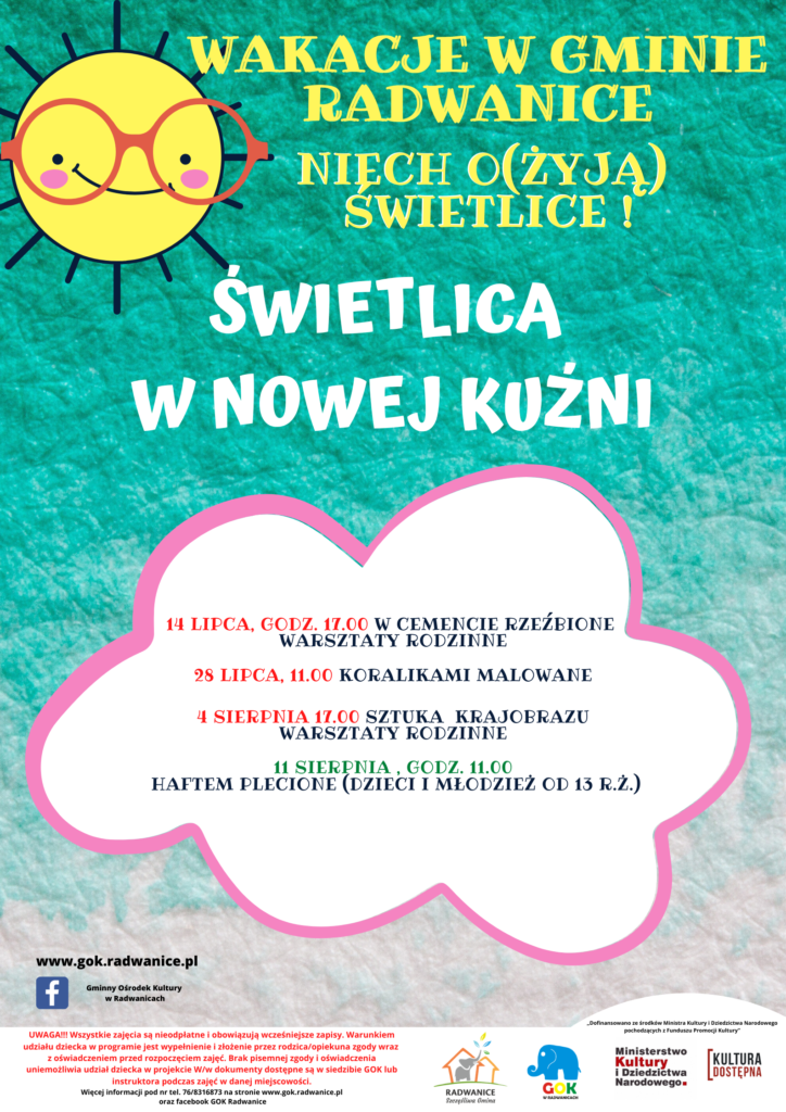 "NIECH (O)ŻYJĄ ŚWIETLICE-program rozwoju świetlic wiejskich w okresie wakacji letnich w Gminie Radwanice - zdjęcie 7