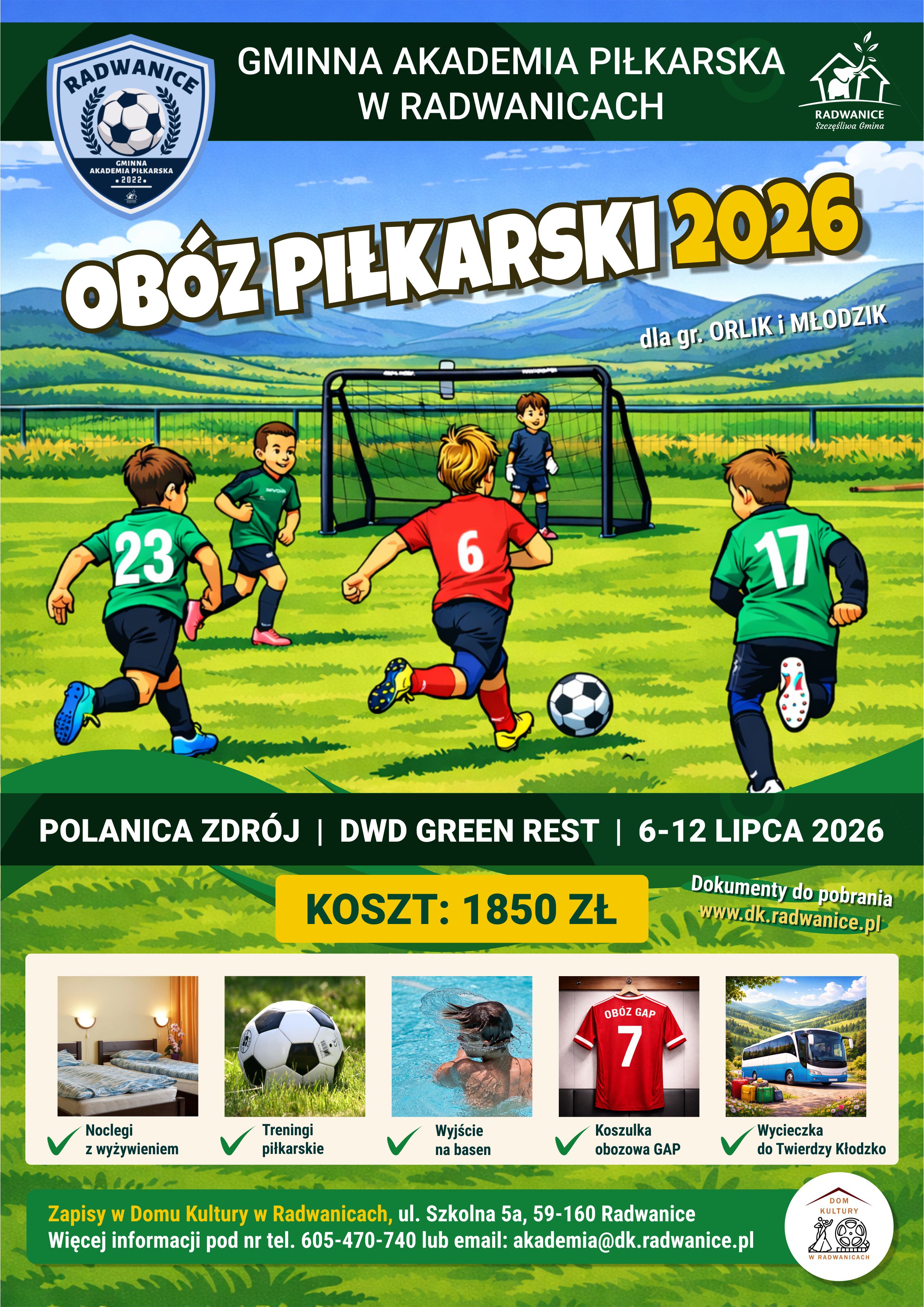 Ilustracja wprowadzenia: ⚽ LETNI OBÓZ PIŁKARSKI GAP – POLANICA-ZDRÓJ 2026 ⚽